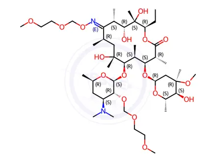 Chemical structure of Roxithromycin Impurity I