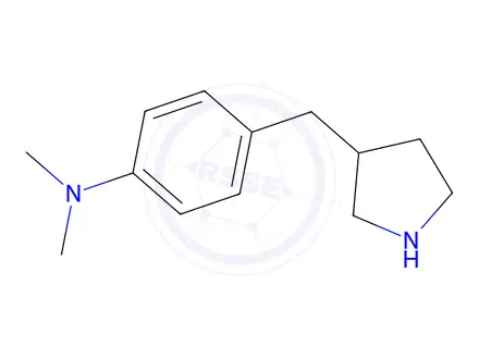 Chemical structure of n,n-Dimethyl-4-(pyrrolidin-3-ylmethyl)aniline