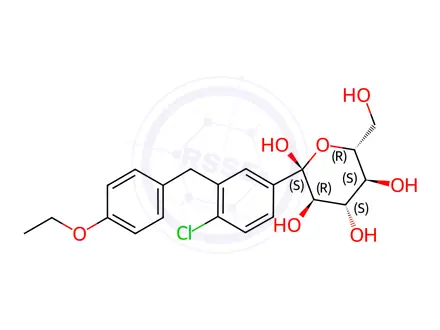 Chemical structure of Dapagliflozin Impurity 40 CRS
