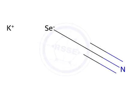 Chemical structure of Potassium selenocyanate