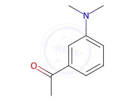 Chemical structure of 3'-Dimethylaminoacetophenone