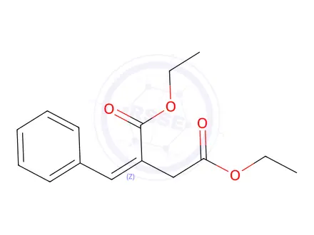 Chemical structure of 2-[1-PHENYL-METH-(E)-YLIDENE]-SUCCINIC ACID DIETHYL ESTER