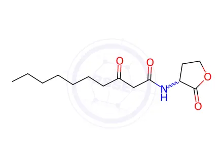 Chemical structure of 3-Oxo-N-(2-oxotetrahydrofuran-3-yl)decanamide