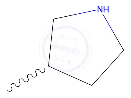 Chemical structure of 3-Methylpyrrolidine hydrochloride