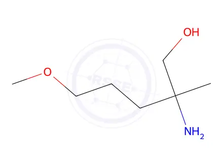 Chemical structure of 2-Amino-5-methoxy-2-methylpentan-1-ol