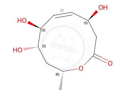 Chemical structure of decarestrictine O