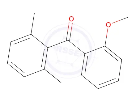 Chemical structure of (2,6-Dimethylphenyl)(2-methoxyphenyl)methanone