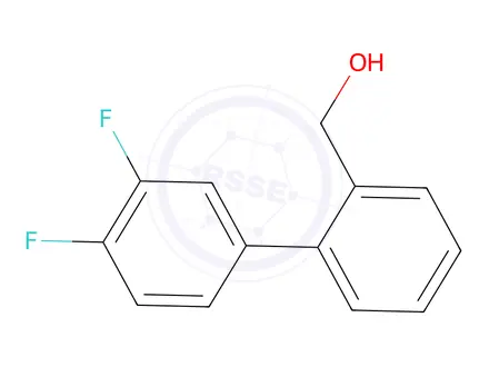 Chemical structure of (3',4'-Difluoro-[1,1'-biphenyl]-2-Yl)methanol