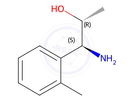 Chemical structure of (1S,2R)-1-AMINO-1-(2-METHYLPHENYL)PROPAN-2-OL