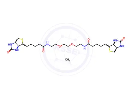 Chemical structure of Bis-Biotin-PEG23