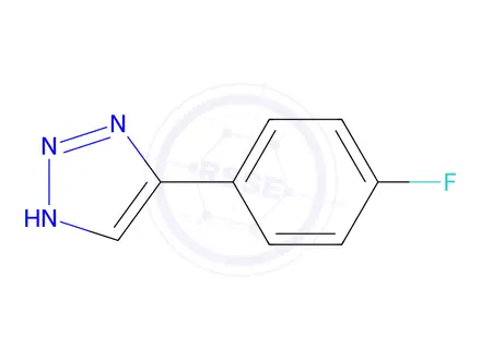 Chemical structure of 4-(4-fluorophenyl)-2H-1,2,3-triazole