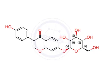 Chemical structure of Daidzin
