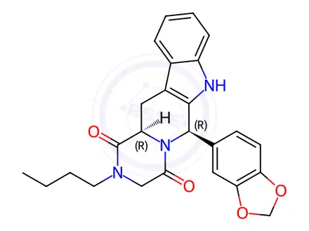 Chemical structure of N-Butylnortadalafil