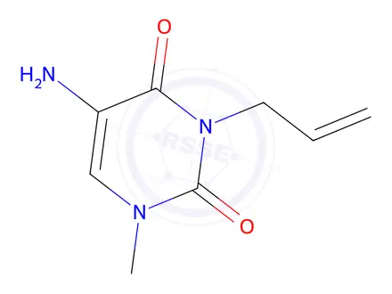 Chemical structure of 3-Allyl-5-amino-1-methylpyrimidine-2,4(1h,3h)-dione