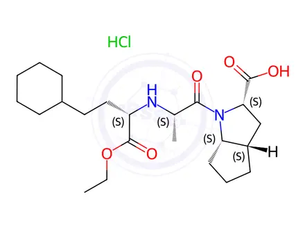 Chemical structure of Ramipril EP Impurity C (HCl salt)