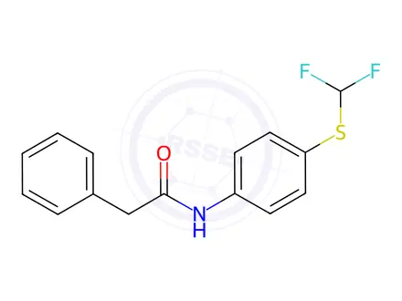 Chemical structure of N-(4-((Difluoromethyl)thio)phenyl)-2-phenylacetamide