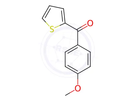 Chemical structure of 2-(4-Methoxybenzoyl)thiophene