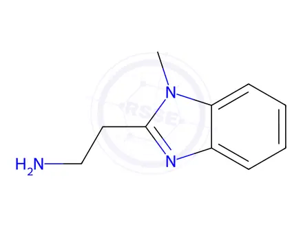 Chemical structure of 2-(1-Methyl-1H-1,3-benzodiazol-2-yl)ethan-1-amine Dihydrochloride