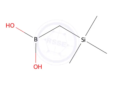 Chemical structure of ((Trimethylsilyl)methyl)boronic acid