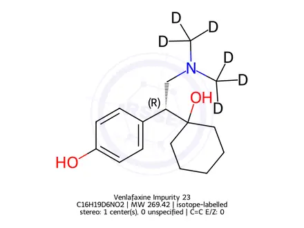 Chemical structure of Venlafaxine Impurity 23