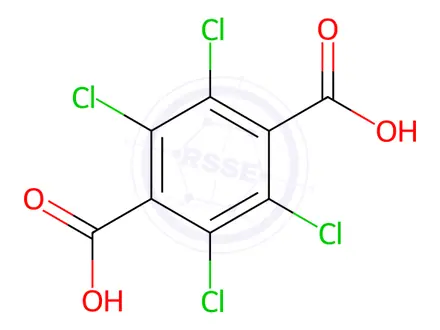 Chemical structure of Chlorthal-diacid
