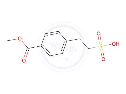 Chemical structure of 2-(4-(Methoxycarbonyl)phenyl)ethanesulfonic acid