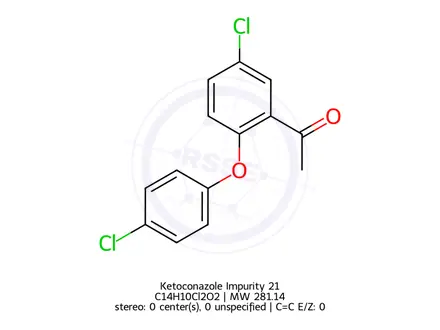 Chemical structure of Ketoconazole Impurity 75