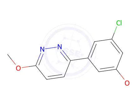 Chemical structure of 3-(3-Chloro-5-methoxyphenyl)-6-methoxypyridazine
