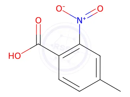 Chemical structure of 4-methyl-2-nitrobenzoic acid