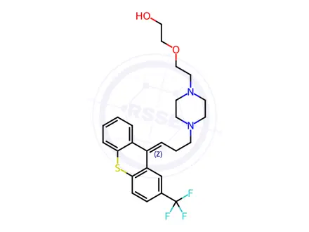 Chemical structure of Flupentixol Dihydrochloride Impurity 5