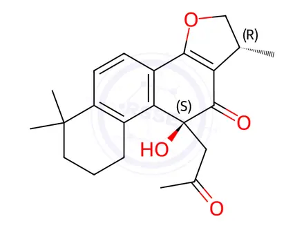 Chemical structure of danshenol B