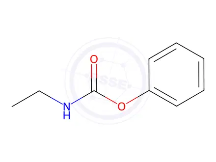 Chemical structure of Ethylcarbamic acid phenyl ester