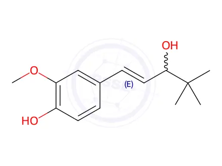 Chemical structure of 4-Hydroxy Stiripentol