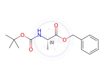 Chemical structure of Boc-L-Alanine Benzyl Ester