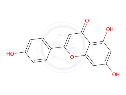 Chemical structure of Apigenin
