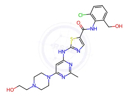 Chemical structure of Hydroxymethyl Dasatinib
