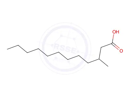 Chemical structure of 3-METHYLDODECANOIC ACID
