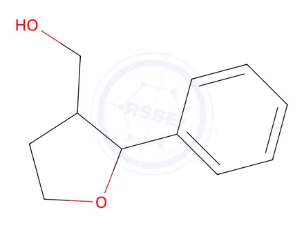 Chemical structure of (2-phenyloxolan-3-yl)methanol