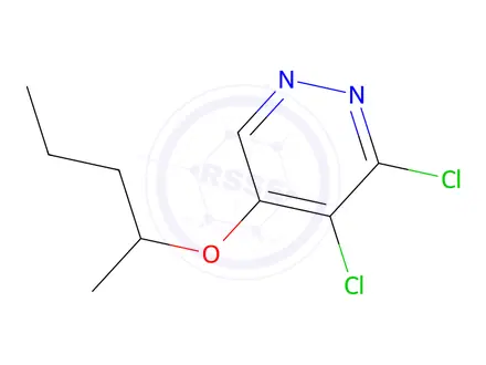 Chemical structure of 3,4-Dichloro-5-(pentan-2-yloxy)pyridazine