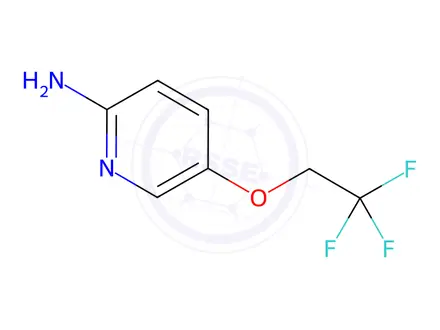 Chemical structure of 5-(2,2,2-Trifluoroethoxy)pyridin-2-amine