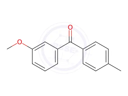 Chemical structure of (3-Methoxyphenyl)(4-methylphenyl)methanone