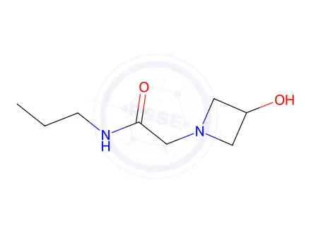 Chemical structure of 2-(3-hydroxyazetidin-1-yl)-n-propylacetamide