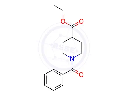 Chemical structure of Ethyl 1-benzoylpiperidine-4-carboxylate