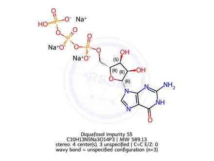 Chemical structure of Diquafosol Impurity 55