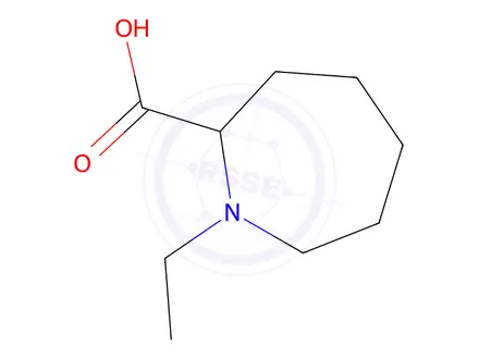 Chemical structure of 1-Ethylazepane-2-carboxylic acid