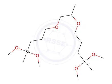 Chemical structure of Bis[3-(methyldimethoxysilyl)propyl]-terminated polypropylene glycol