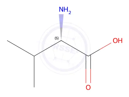 Chemical structure of Isoleucine Impurity 1 (Isoleucine EP Impurity A) (Valine)