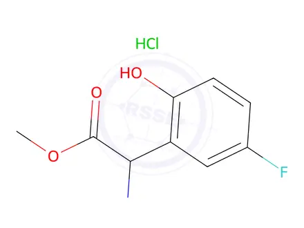 Chemical structure of METHYL 2-AMINO-2-(5-FLUORO-2-HYDROXYPHENYL)ACETATE HYDROCHLORIDE