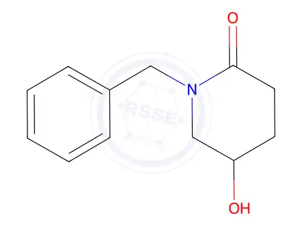 Chemical structure of (S)-1-Benzyl-5-hydroxypiperidin-2-one