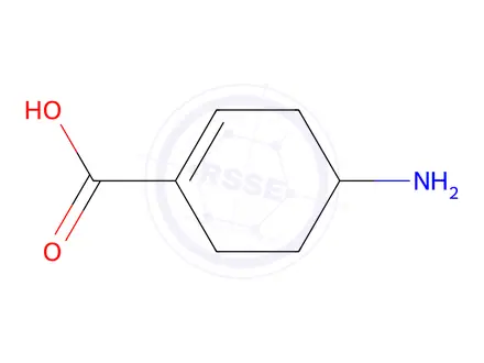 Chemical structure of 4-Amino-1-cyclohexene-1-carboxylic Acid